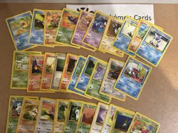 Pokemon Bulk WOTC 40 Card Vintage Lot Collection No Dups - Image 3