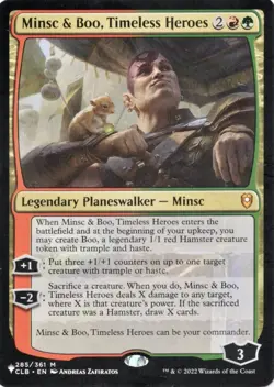Minsc & Boo, Timeless Heroes The List VLP/NM MTG Magic Card - Image 1