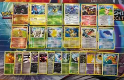 Vintage Pokemon Card Lot Reverse Holo Leafeon Raichu Payduck 25 Cards - Image 1