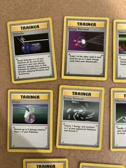 Shadowless Trainers Pokemon Card Lot Vintage WOTC - Image 3