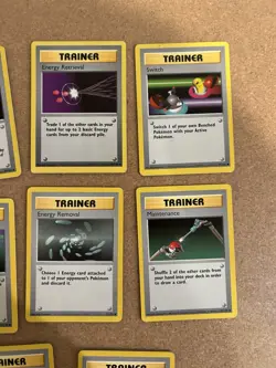 Shadowless Trainers Pokemon Card Lot Vintage WOTC - Image 4