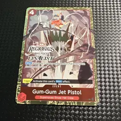 Gum-Gum Jet Pistol (Offline Regional 2024) [Finalist] One Piece Promotional Card - Image 1