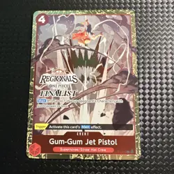 Gum-Gum Jet Pistol (Offline Regional 2024) [Finalist] One Piece Promotional Card - Image 2