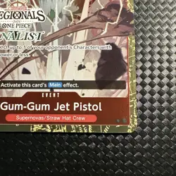 Gum-Gum Jet Pistol (Offline Regional 2024) [Finalist] One Piece Promotional Card - Image 5