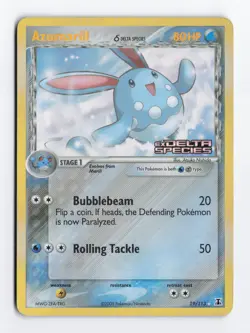 Azumarill Delta Species 19/113 Reverse Holo Rare Stamped Pokemon TCG Card HP - Image 1