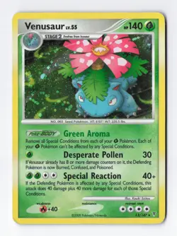 Venusaur LV55 13/147 Cosmos Holo Foil Rare Supreme Victors Pokemon Card MP/LP - Image 1