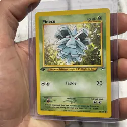 Pokemon 1st Edition Pineco 77/105 Neo Destiny Pokemon Card WOTC Vintage NM/MT - Image 2