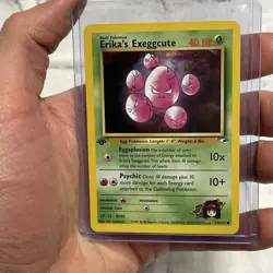 2000 Pokemon Gym Heroes 1st Edition Erika's Exeggcute 77/132 NM/MT Pokemon Card - Image 1