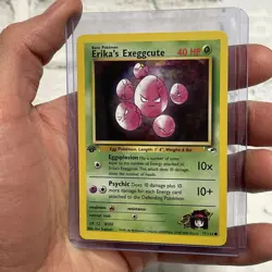 2000 Pokemon Gym Heroes 1st Edition Erika's Exeggcute 77/132 NM/MT Pokemon Card - Image 2