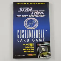 Star Trek The Next Generation Customizable Card Game Official Players Guide NEW - Image 1