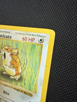 Pokemon Raticate 40/102 1st Edition Shadowless Base Set Card Unplayed Near Mint - Image 3