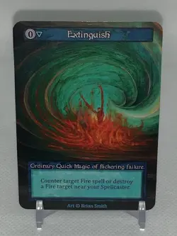 Sorcery Contested Realm: Alpha Extinguish Sample Card - Image 1