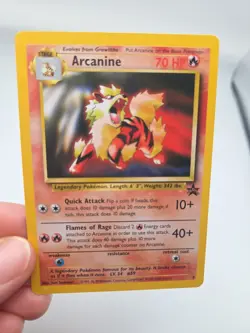 1995 Arcanine Evolves From Growlithe Basic Pokemon Card Mint Condition - Image 3