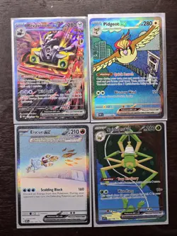 Pokemon Cards Lot (Alt Art - Illustrator Rares - Ultra Rares - 4 Cards) TCG NM-M - Image 1