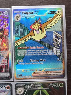 Pokemon Cards Lot (Alt Art - Illustrator Rares - Ultra Rares - 4 Cards) TCG NM-M - Image 3