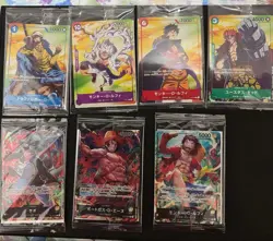 Seven-Eleven Limited One Piece Card Game Promo Japanese Set of 7 Sealed - Image 1