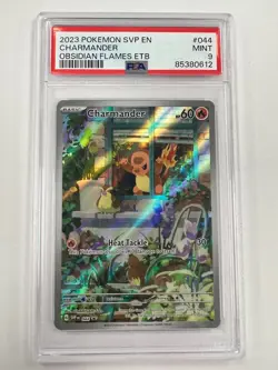 Charmander 2023 Pokemon PSA 9 Card 044 - SV: Scarlet & Violet Promo Cards (SVP) - Image 1