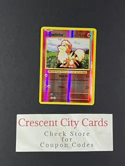 Growlithe REVERSE HOLO 17/108 Pokemon TCG XY Evolutions Card NM - Image 1