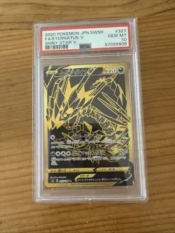 PSA 10 - POKEMON CARD - ETERNATUS V 327/190 FULL ART SHINY STAR V - Image 3