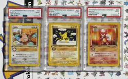2000 PSA 9 1st Edition Pokemon Baby Card Lot Magby, Elekid, Cleffa Neo Genesis - Image 1