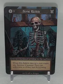 Sorcery Contested Realm: Alpha Bone Rabble Sample Card - Image 1