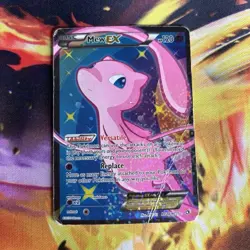 Pokemon Mew EX Full Art Ultra Rare Holo RC24/RC25 Legendary Treasures Card - Image 1