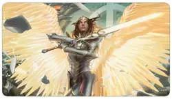 Magic the gathering March of the Machine Archangel Elspeth card playmat - Image 1