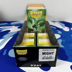 Dual Matte Might Case Display Dragon Shield Standard Size Sleeves - 10 Packs - Image 1
