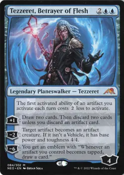 Tezzeret, Betrayer of Flesh M Kamigawa: Neon Dynasty 84 NM - Image 1