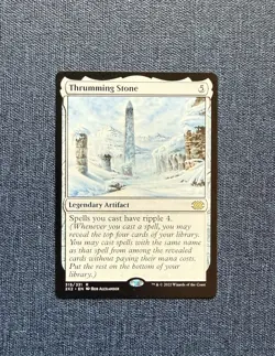 Thrumming Stone - Double Masters 2022 - MTG Magic Artifact - Image 1