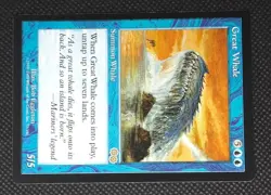 MTG Great Whale - Urza's Saga - Rare - Vintage Magic The Gathering LP - Image 4