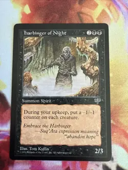 Harbinger of Night R Mirage LP MTG - Image 1
