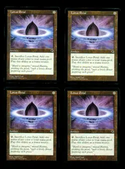 Magic The Gathering Tempest LOTUS PETAL Unplayed NM/MT - Image 1