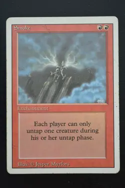 Magic The Gathering MTG SMOKE Revised MP Moderately Played - Image 1