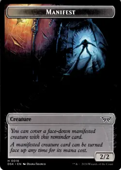 MTG Insect (0005) // Manifest Double-Sided Token Normal NM Duskmourn Magic - Image 2