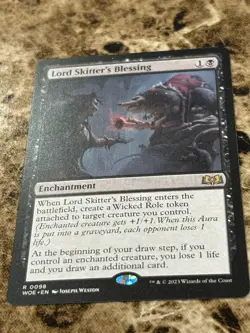 LORD SKITTER'S BLESSING Magic MTG Wilds of Eldraine - Image 1