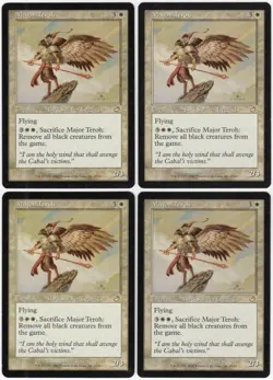 Major Teroh x4 4x 2002 Torment PLAYSET White Rare Creature - Bird MTG NM AZ1 - Image 1