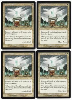 Morningtide x4 4x 2002 Torment PLAYSET White Rare Sorcery MTG NM AZ3 - Image 1