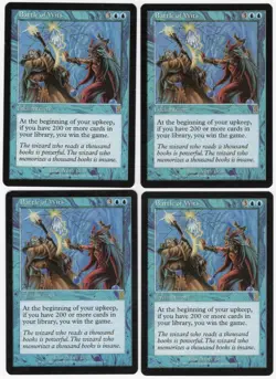 Battle of Wits x4 4x 2001 Odyssey PLAYSET Blue Rare Enchantment MTG NM AZ1 - Image 1