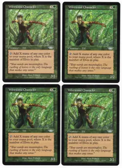Wirewood Channeler x4 4x 2003 Legions PLAYSET Green Uncommon Creature MTG NM AZ1 - Image 1