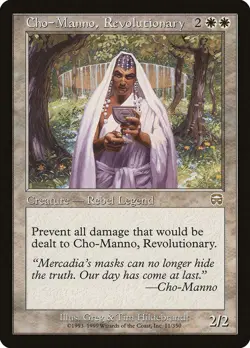 Cho-Manno, Revolutionary [Mercadian Masques] Magic MTG - Image 1