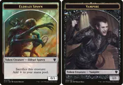 10 Token Cards - ELDRAZI SPAWN / VAMPIRE - Commander 2017 (C17) - Magic MTG FTG - Image 1