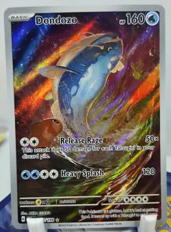 Dondozo 207/198 Illustration Rare Scarlet & Violet Base Pokemon NM/M Pack Fresh - Image 1