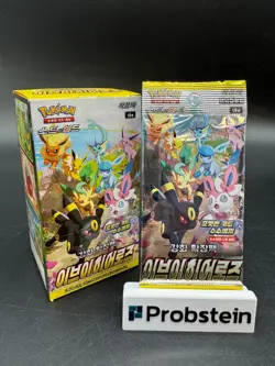Lot of (30) Pokemon TCG Korean s6a Eevee Heroes Booster Packs SEALED - Image 1