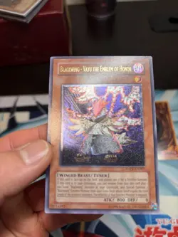 Yu-Gi-Oh! 3x Blackwing - Vayu the Emblem of Honor ANPR-EN005 Ultimate Rare LP - Image 3