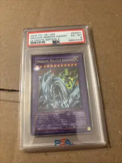 Dragon Master Knight UE02-EN001 Ultra Rare Limited Edition Yu-Gi-Oh! PSA 9 - Image 3