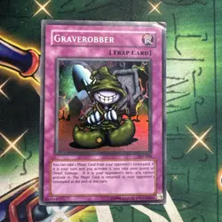 Yugioh! Graverobber PSV-008 Super Rare Unlimited HP - Image 1