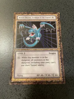 Yugioh! Dungeon Dice Monsters DDM English Winged Dragon Guardian Fortress 1 Card - Image 1