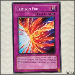 Crimson Fire - RGBT-EN064 - Common 1st Edition Yugioh - Image 1