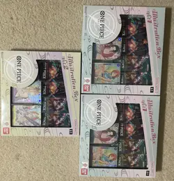 One Piece TCG Illustration Box Vol. 1 & Vol. 2 New Sealed 3 boxes - Image 1